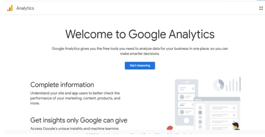 Google analytics account