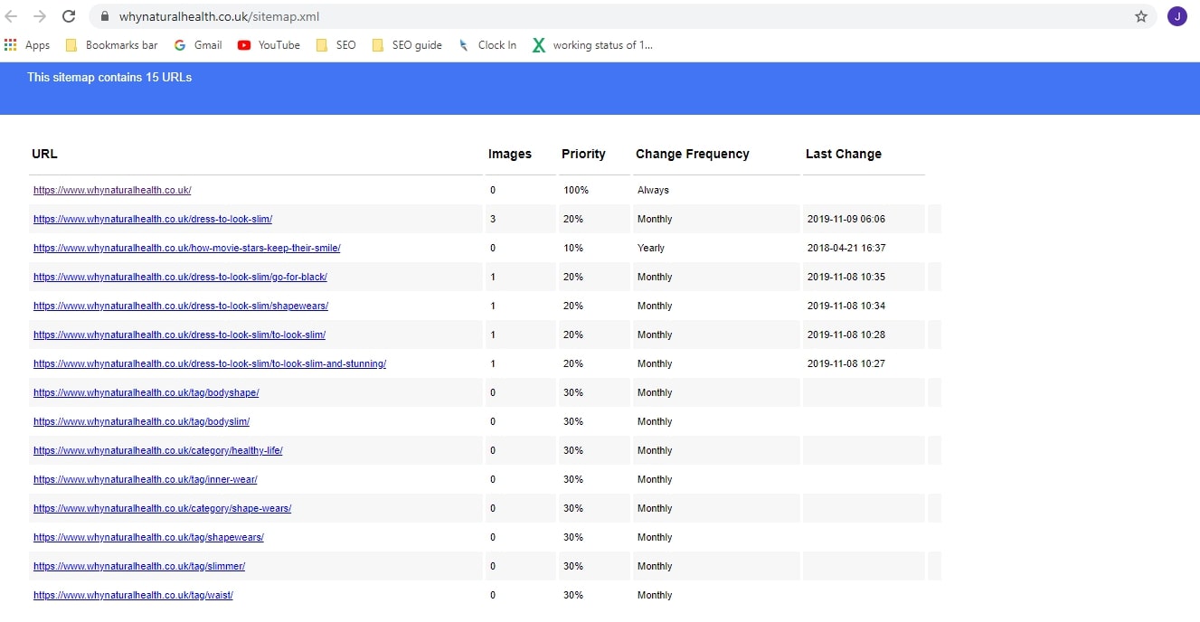 search console account