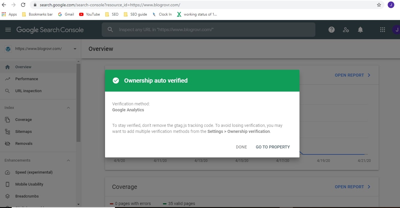 search console login